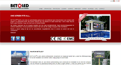 Desktop Screenshot of betoledschermen.nl